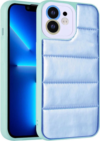 Apple iPhone 11 Uyumlu Kamera Korumalı Airbagli Renkli Svl Seksek Kapak-Yeşil