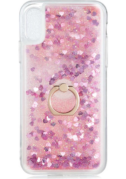 Apple iPhone Xs 5.8 Uyumlu Svl Milce Kapak-Pembe