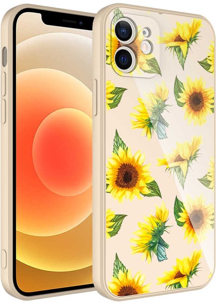 Apple iPhone 12 Uyumlu Kamera Korumalı Desenli Sert Silikon Svl Epoksi Kapak-No4