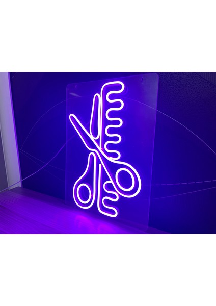 Neon LED Duvar Dekoratif Aydınlatma -Berber, 15X30CM- fiyatları