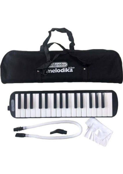 32 Tuşlu Melodika Seti Bez Çantalı Siyah Görseldeki Ürünler Dahil.