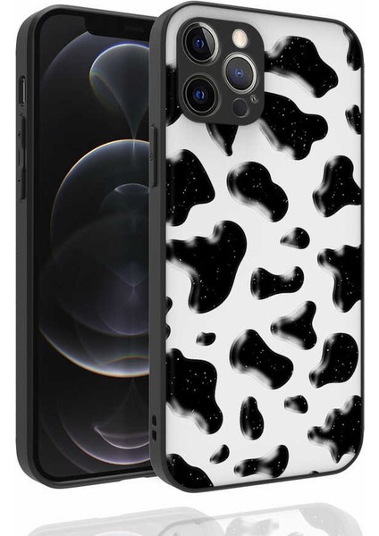 Apple iPhone 12 Pro Kılıf Desenli Kamera Korumalı Parlak Svl Nora Kapak-No2