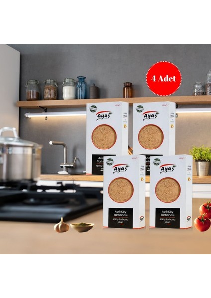 Acılı Köy Tarhanası 4 x 420 gr 4 lü