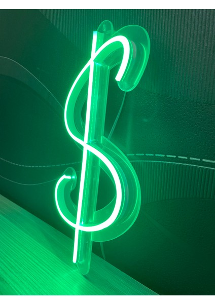 Neon LED Duvar Dekoratif Aydınlatma -Dolar, 20X11CM- modelleri