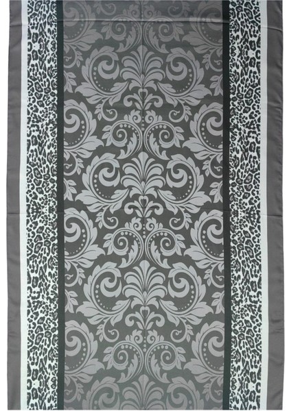 Ecenur Soft Pamuk Leopar Desenli Etnik Şal