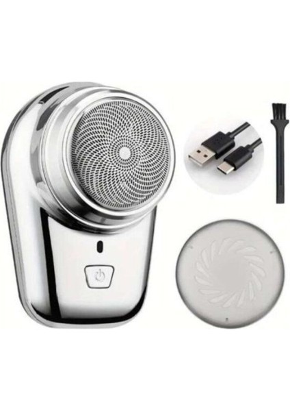 Mını Shaver P-10 K-10 Mini Taşınabilir Sıfır Sakal Traş Makinesi USB Şarjlı - TGR6906-6371