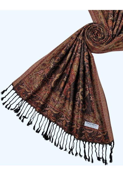 Işıl Ipek - Etnik Desen Paşmina Şal 75X190