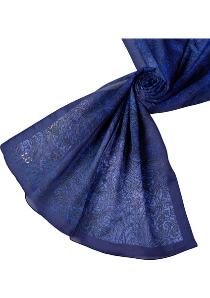 Işıl Ipek Cotton Vual Etnik Desenli Şal 75X190 cm
