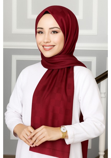 Emproyal Silver Jakar Dama Desenli Şal 75X190 cm fiyatları