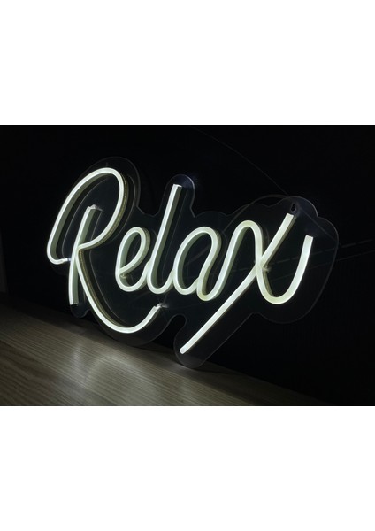Neon LED Dekoratif Aydınlatma -Relax, 40X20CM- fiyatları