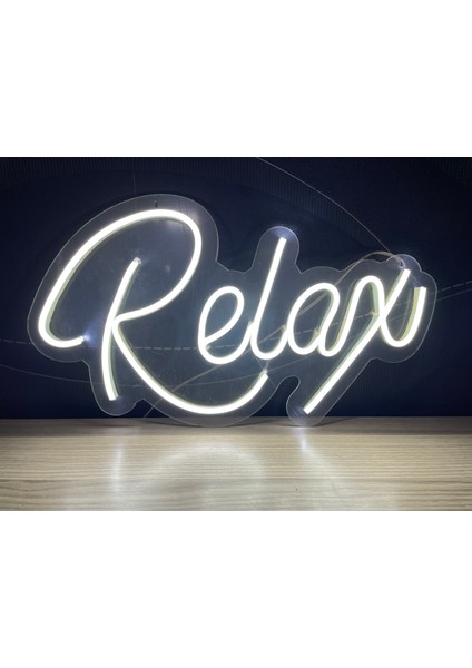 Neon LED Dekoratif Aydınlatma -Relax, 40X20CM- modelleri