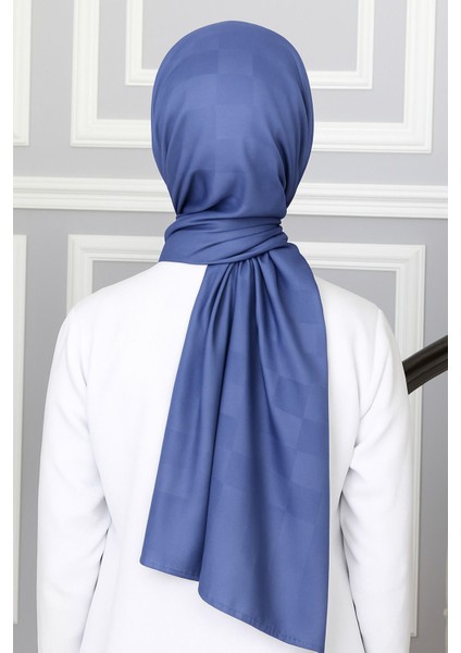Emproyal Silver Jakar Dama Desenli Şal 75X190 cm fırsatları