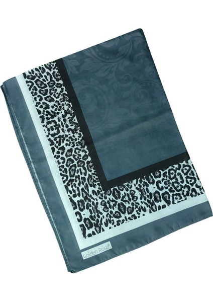 Ecenur Soft Pamuk Leopar Desenli Etnik Şal