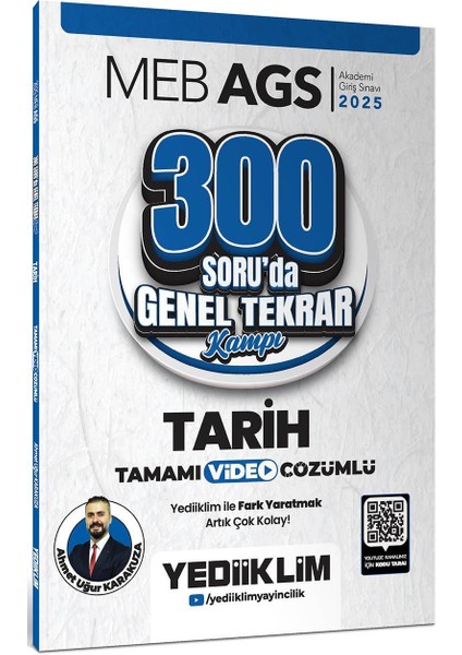 Yediiklim 2025 Meb Ags Tarih 300 Soruda Tamamı Video Çözümlü Genel Tekrar Kampı