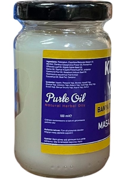 Kuyruk Yağı Masaj Kremi 100 ml