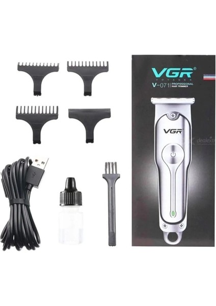 Hızlı Şarj ve Güçlü Batarya ile V071 Tıraş Makinesi