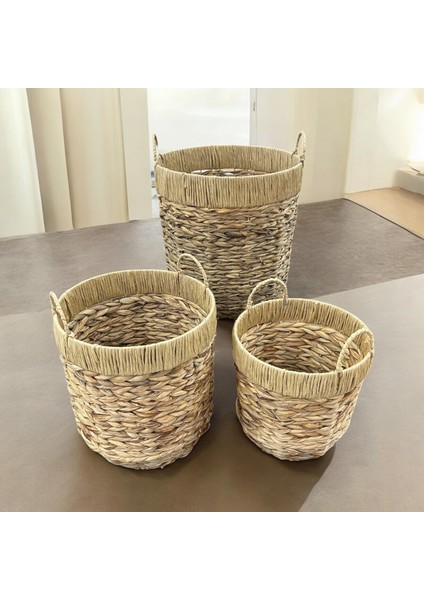 32LÜ Büyük Boy Kulplu Sele Sepet Seti - 414