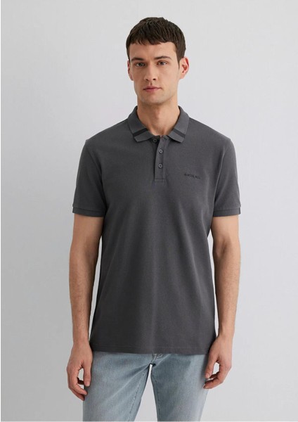 Antrasit Polo Tişört 0612651-80106