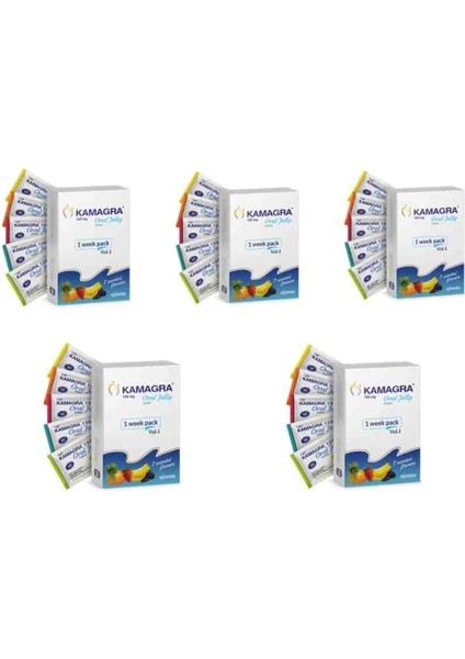 KAMAGRA1000PERFORMANS 7 Li Meyveli Jelly 5 Paket