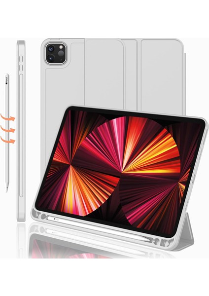 Apple iPad Air 11 M3 (2025) Kalemlikli Uyku Modlu Yatay Standlı Stromix Smart Kılıf A3266 A3267 fırsatları