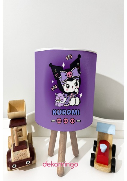 Mor Kuromi Bebek ve Çocuk Odası Abajur