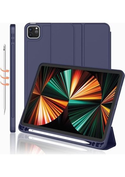 Apple iPad Air 11 Inç 6. Nesil Kalemlikli Uyku Modlu Yatay Standlı Stromix Smart Kılıf A2902 A2903 A2904 fiyatları