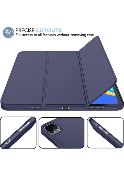 Apple iPad Air 11 Inç 6. Nesil Kalemlikli Uyku Modlu Yatay Standlı Stromix Smart Kılıf A2902 A2903 A2904 fırsatları