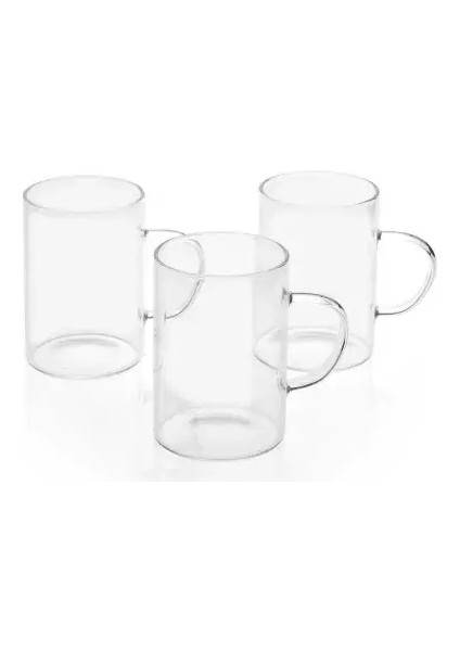 Decohandy 3'lü Cam Kupa 200 ml