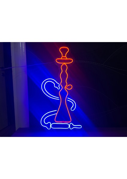 Neon LED Dekoratif Aydınlatma -Nargile2, 40X20CM-