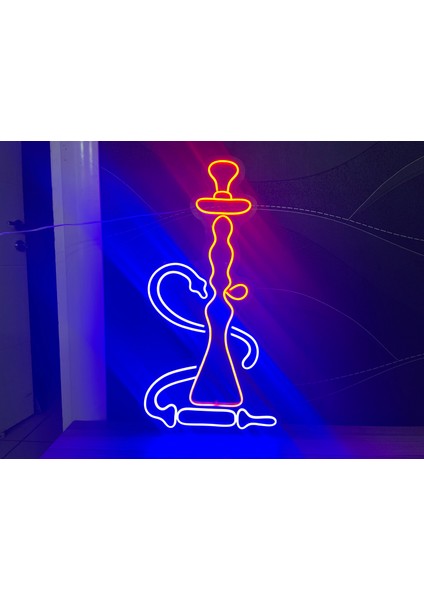 Neon LED Dekoratif Aydınlatma -Nargile2, 40X20CM- modelleri