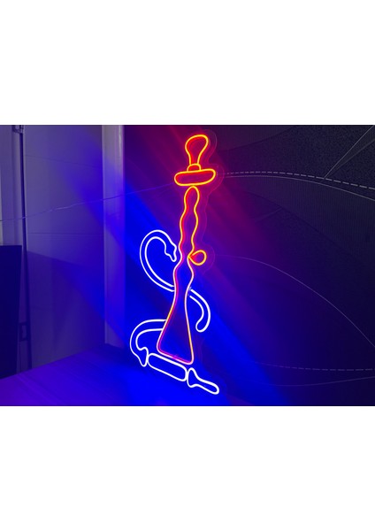 Neon LED Dekoratif Aydınlatma -Nargile2, 40X20CM-