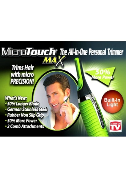 Micro Touch Max Erkek Bakım Seti - Sakal Favori - Yanak Kıl Alma Makinesi (4767) - PRP3927-3674