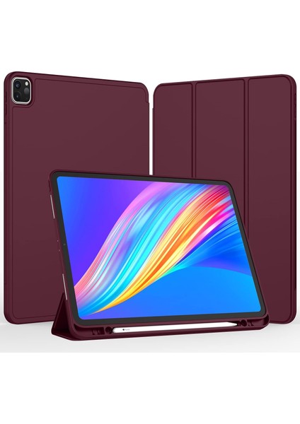 Apple iPad Air 4. Nesil 10.9 (2020) Kalemlikli Yatay Standlı Stromix Smart Kılıf A2316 A2324 A2325 A2072