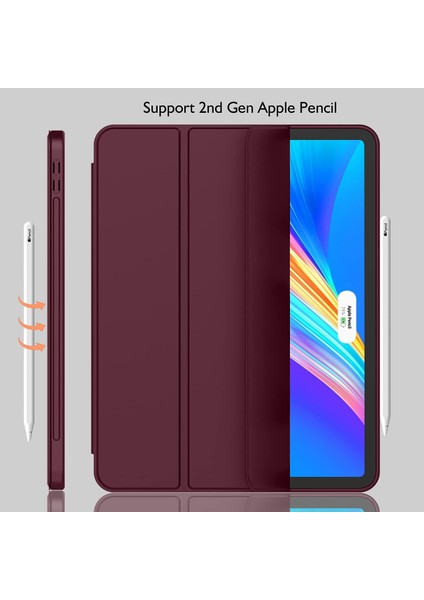 Apple iPad Air 4. Nesil 10.9 (2020) Kalemlikli Yatay Standlı Stromix Smart Kılıf A2316 A2324 A2325 A2072 fiyatları