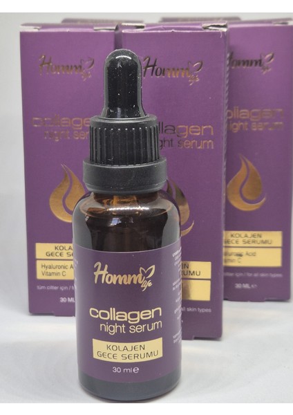 Homm Bitkisel Kolajen Gece Serumu