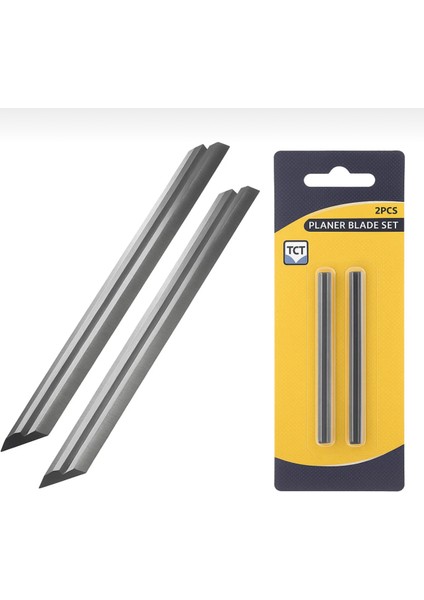 Planya Bıçağı Ikili Set 82 mm Dar Tip