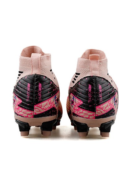 fkrp somon sıyah desenlı çocuk çim zemin kramponu fkrp-somon-sıyah-desenlı pembe fırsatları