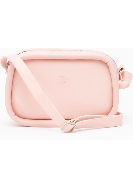 Pudra Shk62 Tek Bölmeli Deri Ayarlanabilir Askılı Fermuarlı Çapraz Omuz Çantası U:15 E:21 G:7 Cm