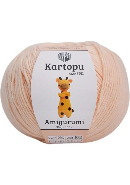 Amigurumi Pamuk Oyuncak Punch Panç Örgü İpi Açık Somon K227 50 gr