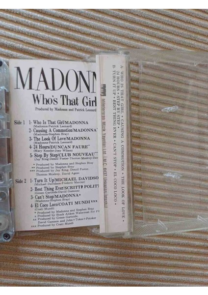 - Who's That Girl. Kaset Iyi Kondisyonda