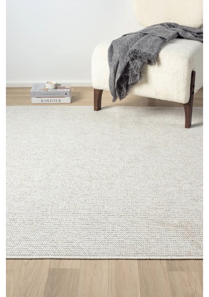 Natual Bukleli Yumuşak Dokulu Bej Beyaz Iskandinav Dokuma Yolluk Paspas Salon Halı indirimleri
