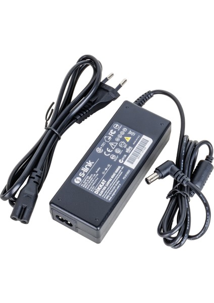 S-Lınk SL-NBA70 90W 19.5 Volt 4.74 Amper 6.5x4.4 Uçlu Sony Notebook Adaptör (Samsung LED Tv) (5024)
