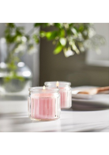 Lugnare Cam Kapta Kokulu Mum Pembe 12 Saat Yasemin fiyatları
