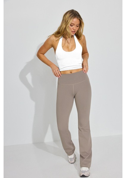 Beyaz Halter Yaka Boyun Askılı Crop Top MG2456 modelleri