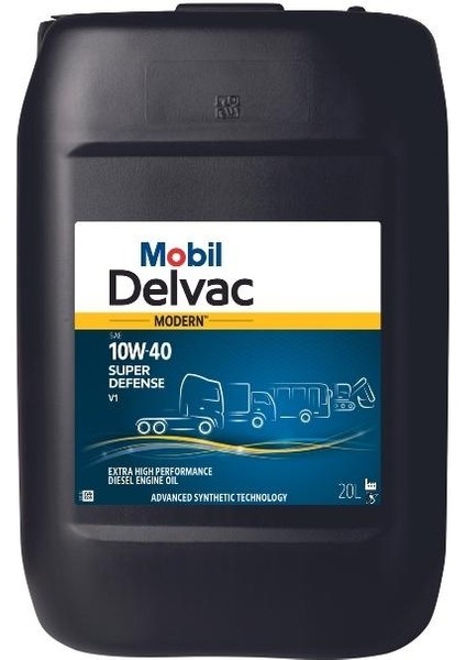 Delvac 10W-40 Super Defense V1 Dizel Motor Yağı - 20 Lt.