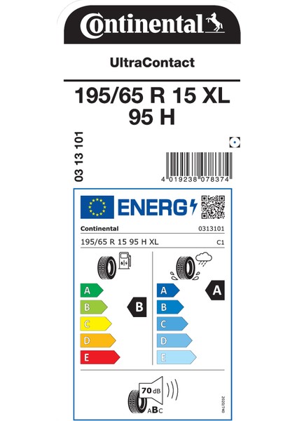195/65 R15 95H Xl Uc Oto Yaz Lastiği (Üretim Yılı:2025) fiyatları