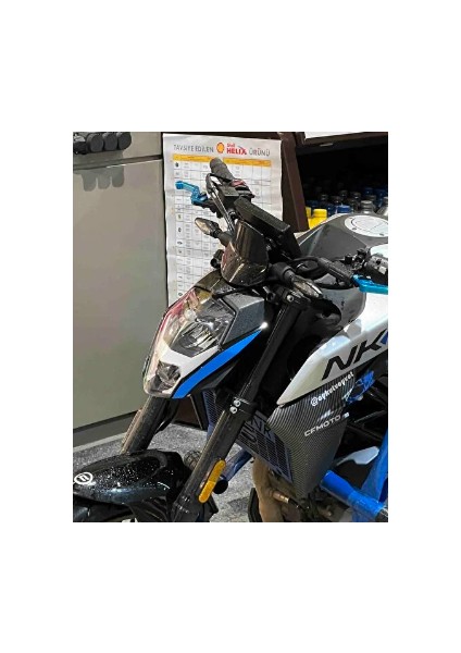 Cf Moto NK250 2018-2024 Ön Far Yanı Sticker Mavi fırsatları