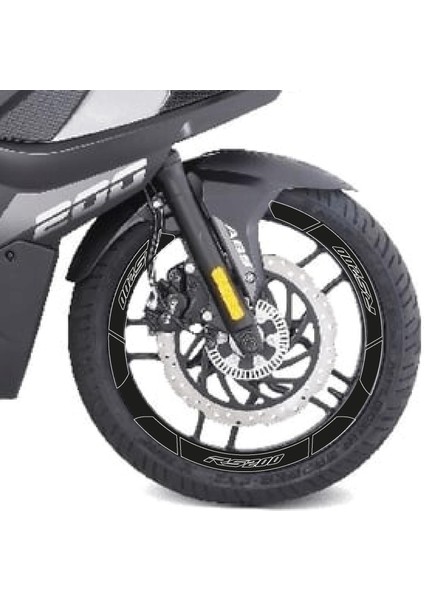 Siyah Bajaj Pulsar RS200 Geniş Jant Sticker Etiket Modeli fırsatları