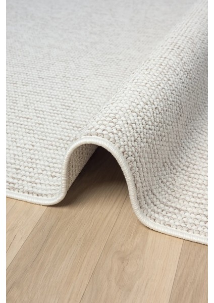 Natual Bukleli Yumuşak Dokulu Bej Beyaz Iskandinav Dokuma Yolluk Paspas Salon Halı fırsatları