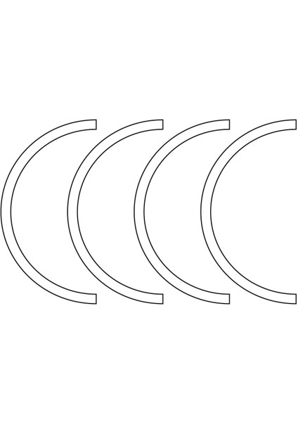 Cfmoto 450SR Yarım Jant Kaplama Sticker Etiket Modeli Kırmızı